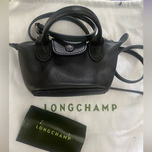 Longchamp Le Pliage Cuir Nano Crossbody